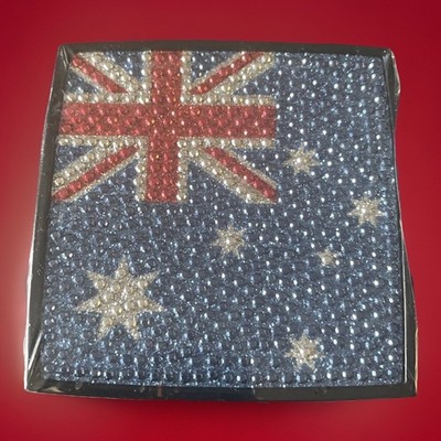 YBF Anzac Neutralizing Pressed Powder (Translucent) Bedazzled British Flag Case