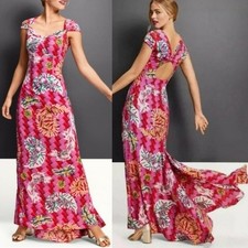 Zac Posen For Target | Pink Safety Pin Print Maxi Dress