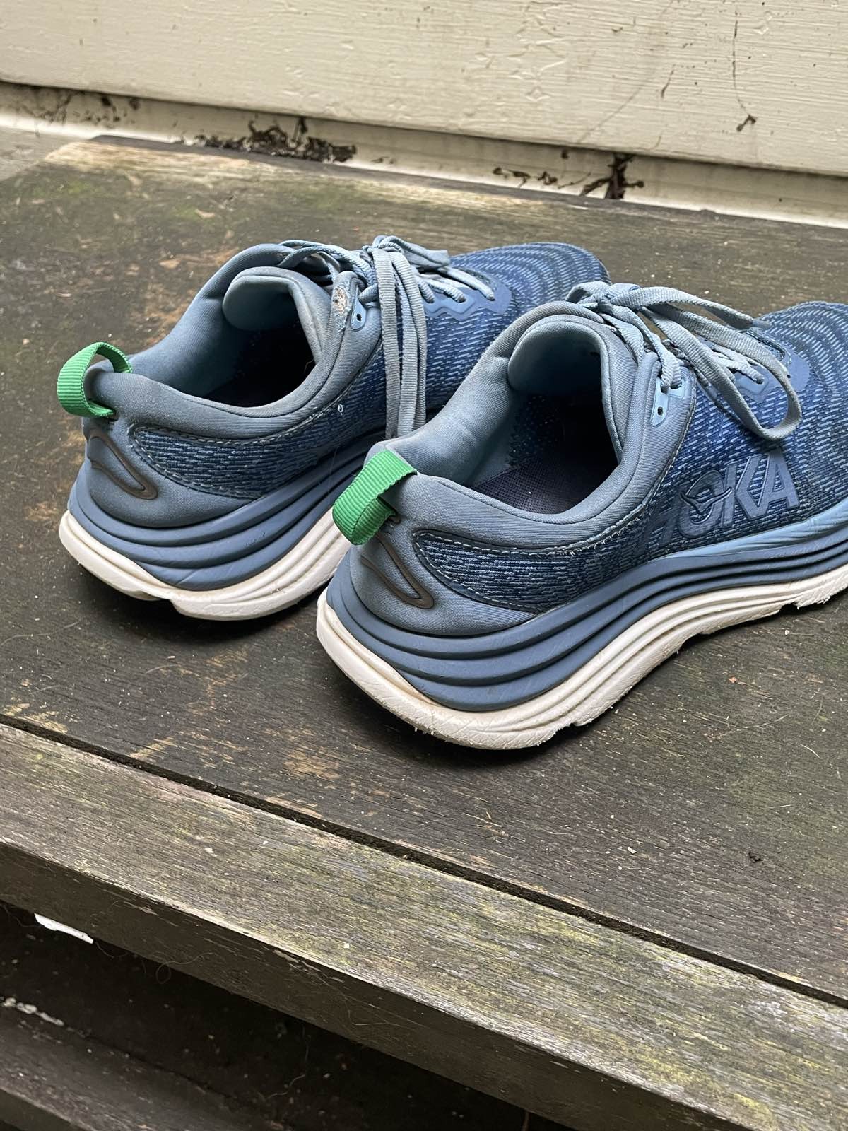 NEW HOKA Gaviota 5 Running Shoes in Men's Size 9 D Downpour/Thunder Cloud Lot thumbnail 8