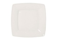 Table top victoria, set 6 piatti frutta cm 21 in porcallana bianca