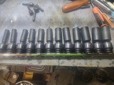 38 Drive Expert By Mac Tools Deep Swivel Metric Impact Socket Set 8-19