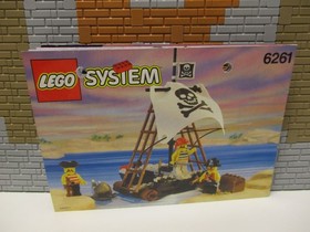 (D10/16) Lego 6261 Pirate Raft with BA