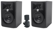  2 JBL 305PMKII 5" Powered Studio Monitors Speakers Warm Audio Skylight Mic