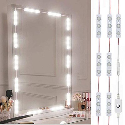 Led Vanity Mirror Lights, Hollywood Style Vanity Make Up Light, 10Ft U