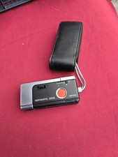 Vintage Agfa Agfamatic 3008 sensor pocket camera with bag.