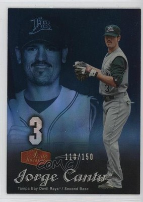 2006 Flair Showcase Legacy Blue /150 Jorge Cantu #133 0q3