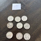 Set 9 Silver Quarters 90% Silver  1963-1950 lot  #119