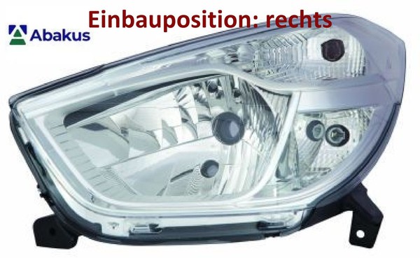 Abakus 551-1196R-LD-EM Hauptscheinwerfer Rechts Scheinwerfer FüR Dacia-image