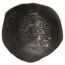 BYZANTINE EMPIRE - 1185-1195 BI Aspron Trachy - Isaac II Angelus - Cup-Shaped