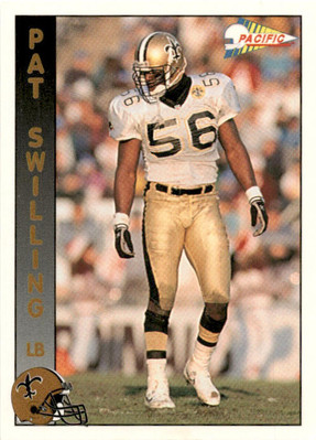 1992 Pacific Pat Swilling #204 New Orleans Saints