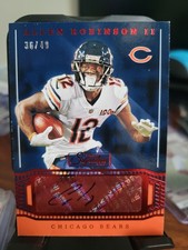 2019 Panini Chronicles Signature Series Red Allen Robinson II #SS50 Auto 36/49