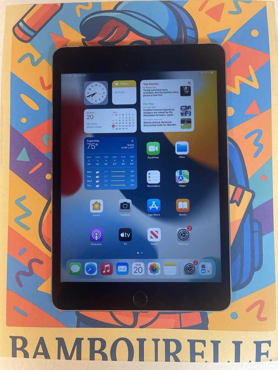 Apple iPad Mini 4 128GB Wi-Fi + Cellular Unlocked – Gray