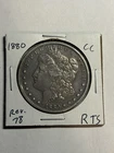 1880-CC REV 78 MORGAN SILVER DOLLAR CHOICE XF KEY DATE CC TOUGH VARIETY