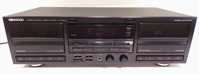 KENWOOD KX-W 6040 Stereo Double Cassette Deck Doppel Autoreverse Tapedeck  +TOP+ - Bild 1 von 4