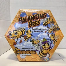 NEW - Balancing Bees 3D Stacking Game of Skill- Wooden Game Pieces  Ages 7+ 