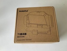 Ambitful mobile phone and DSLR portable teleprompter new in box