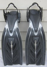 TUSA X-PERT ZOOM Z3 SPLIT FINS sz XS/S 5-7 Diving Scuba Snorkel NATURE'S WING
