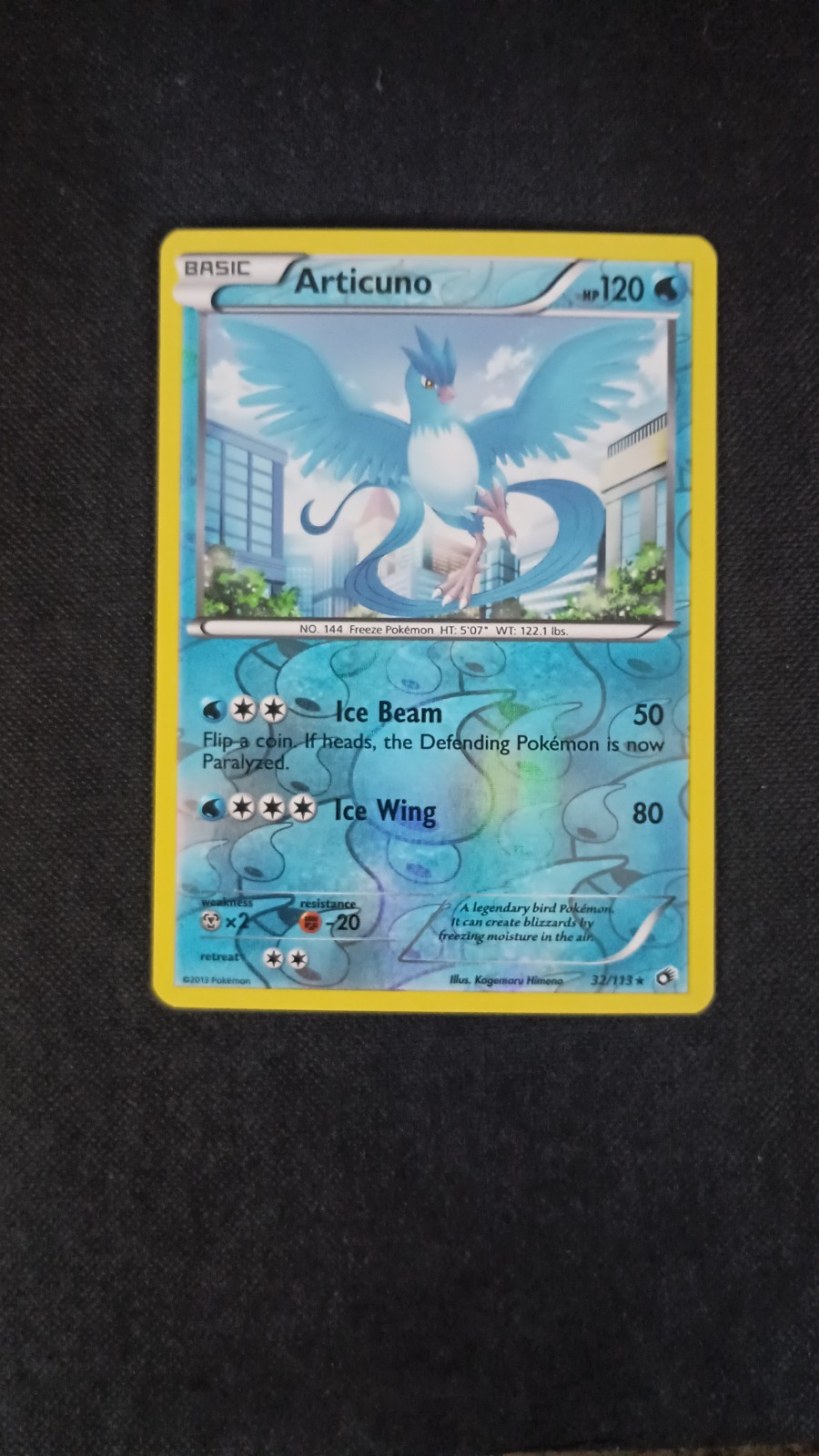 Articuno 32/113 Legendary Treasures Reverse Holo NM/LP