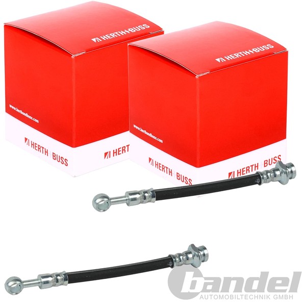 2X Herth+Buss Bremsschlauch Hinten AußEn Innen Links+Rechts Passend FüR-image