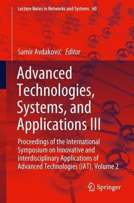 Advanced Technologies, Systems, and Applications III - 9783030025762