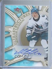 2025 Upper Deck Fleer Ultra Ultrastructures Gold Macklin Celebrini #SR3of25 Auto