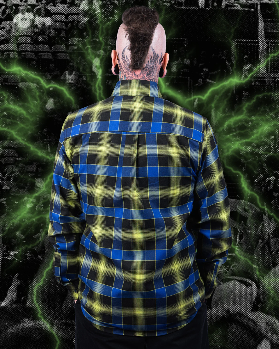 DIXXON x SUICIDAL TENDENCIES-ADRENALINE ADDICT Collab Flannel