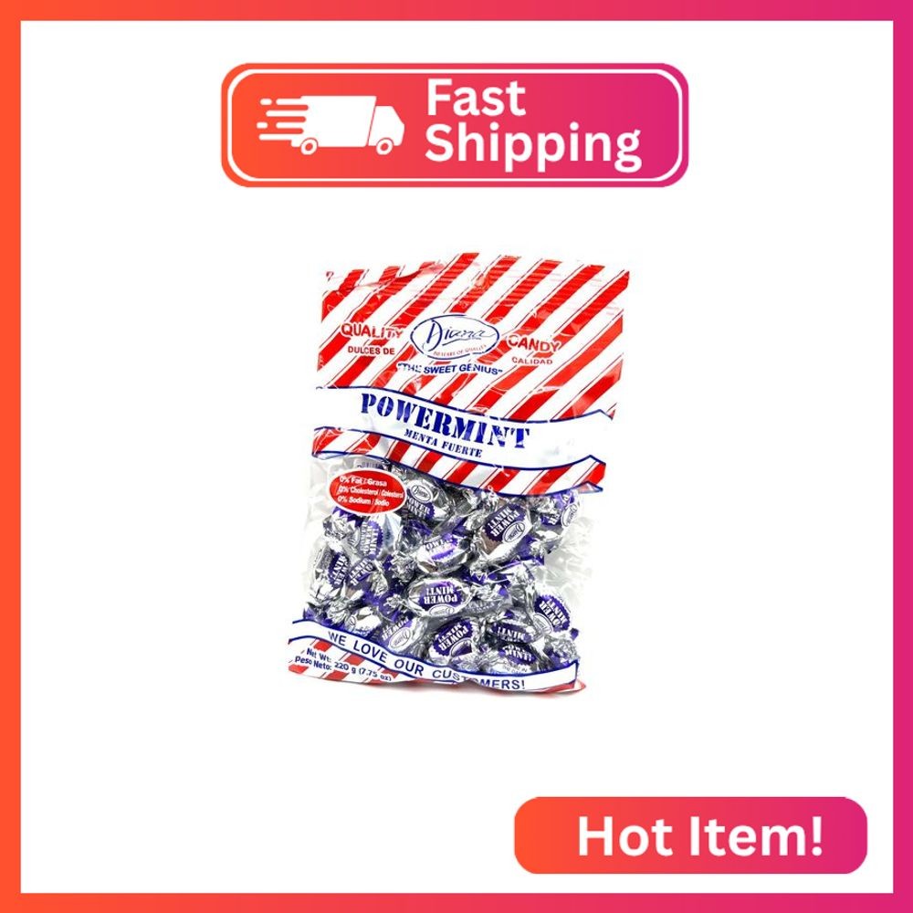Diana Power Mint - Powerful Breath Mints Individually Wrapped
