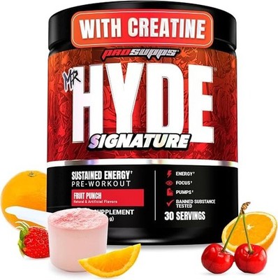 ProSupps Mr. Hyde Signature Workout Powder Creatine, (Fruit Punch, 30 Servings)