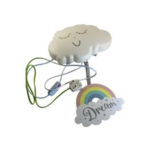 IKEA Wolkenform Leuchte Dromsyn Kinderzimmer Kinder Wandlampe mit Leuchtmittel nach Maß