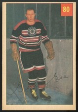 1954-55 Parkhurst EX-MINT George Gee Chicago Blackhawks #80