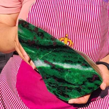 7.56LB Natural zoisite specimen ore quartz crystal mineral healing decor