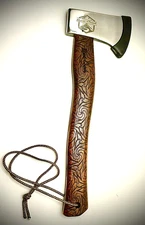 The Trailwarden XL Dark Brown Rone Creek 1.25LB Camp & Trail Hatchet