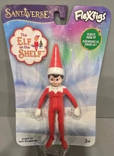 Elf on the Shelf Blue Eyes SCOUT Boy Elf Santaverse Flexfigs Bendable Toy Figure