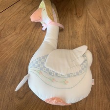 House Of Hatten Nursery Baby Stuffed Embroidered Plush Mother Goose Rattle 12”