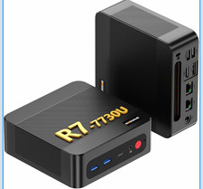 Beelink SER7 Mini PC AMD Ryzen 7 7730U, 16GB RAM 1TB NVMe SSD Black