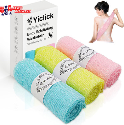 Exfoliating Washcloth Towel, Japanese Exfoliating Wash Cloth, Korean Body Scrubb