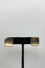 Napier 925 Srebro szterlingowe Kwadratowe wklęsłe wkręcane kolczyki 8,0g