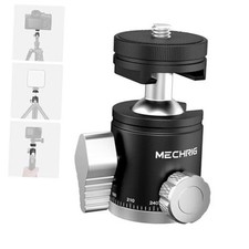 Mini Ball Head Panoramic Tripod Head, Aluminum Tripod Ball Head Camera Mount