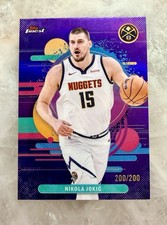 2025 Topps Finest Nikola Jokic Uncommon #157 Purple Refractor #200/200 Bookend!