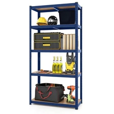 Adjustable 5 Tier Garage Shelving Unit w/ 2000 lbs Max Load for Warehouse