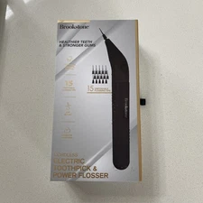 New in box Brookstone Cordless Toothpick and Power Flosser