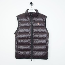 Moncler Burgundy Brown Grenoble Down Vest Gilet RRP £645
