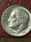 1964-D  Roosevelt SILVER  Dime   Denver "D" Mint  Concludes  Last Year Of Silver