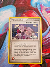 Nintendo Rocket's Admin. Holo Rare EX Team Rocket Returns 86/109 2004 NM MINT on eBay