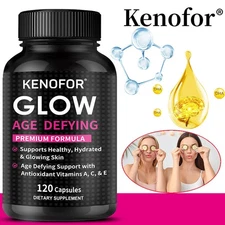 Anti-Aging Premium Formula - Vitamins, Collagen, Skin & Nail Health-120 Capsules