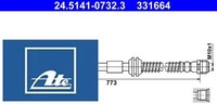 ATE 24.5141-0732.3 Bremsschlauch FüR Porsche