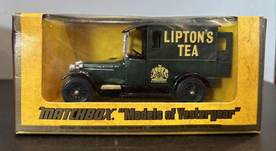 Two Matchbox Models of Yesteryear 1927 Talbot Van Liptons Tea Y-5 England 1:47 - Image 2 of 4