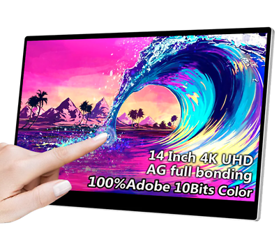 PORTABLE MONITOR 本体 mg140 ut01 MageDok MG140-UT01 Portable Touch Monitor 14 Inch IPS 4K Gaming