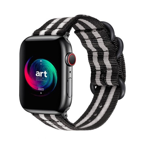 For Apple Watch Series 9 8 7 6 5 Ultra 2 49/44/45/42mm Military Nylon Band Strap - Picture 60 of 68