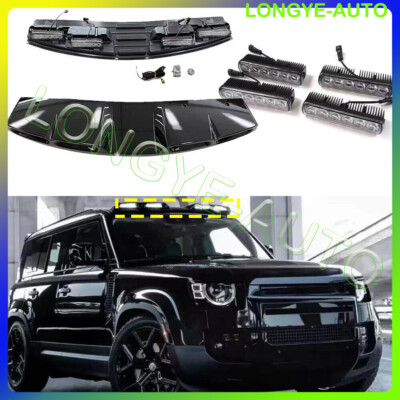 4 Lamp Roof Top Light Bar LED Fits For LR Defender 110 2020-2024 | eBay